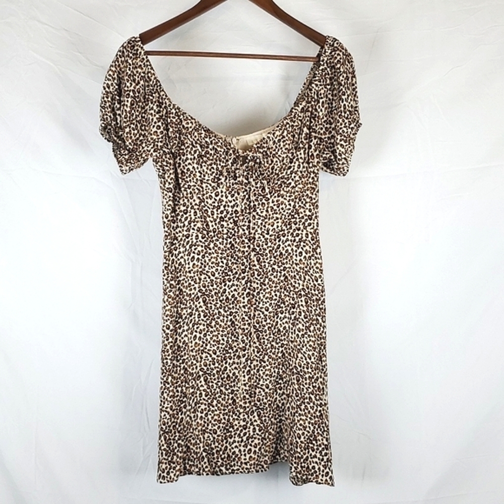 NWT Dance & Marvel Leopard Print‎ Mini Dress